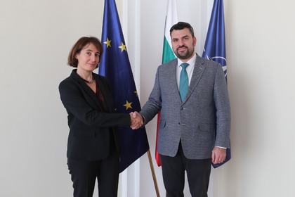 Minister of Foreign Affairs Georg Georgiev Meets with the Newly Appointed Ambassador Extraordinary and Plenipotentiary of the French Republic to Bulgaria, H.E. Ms Marie Dumoulin 